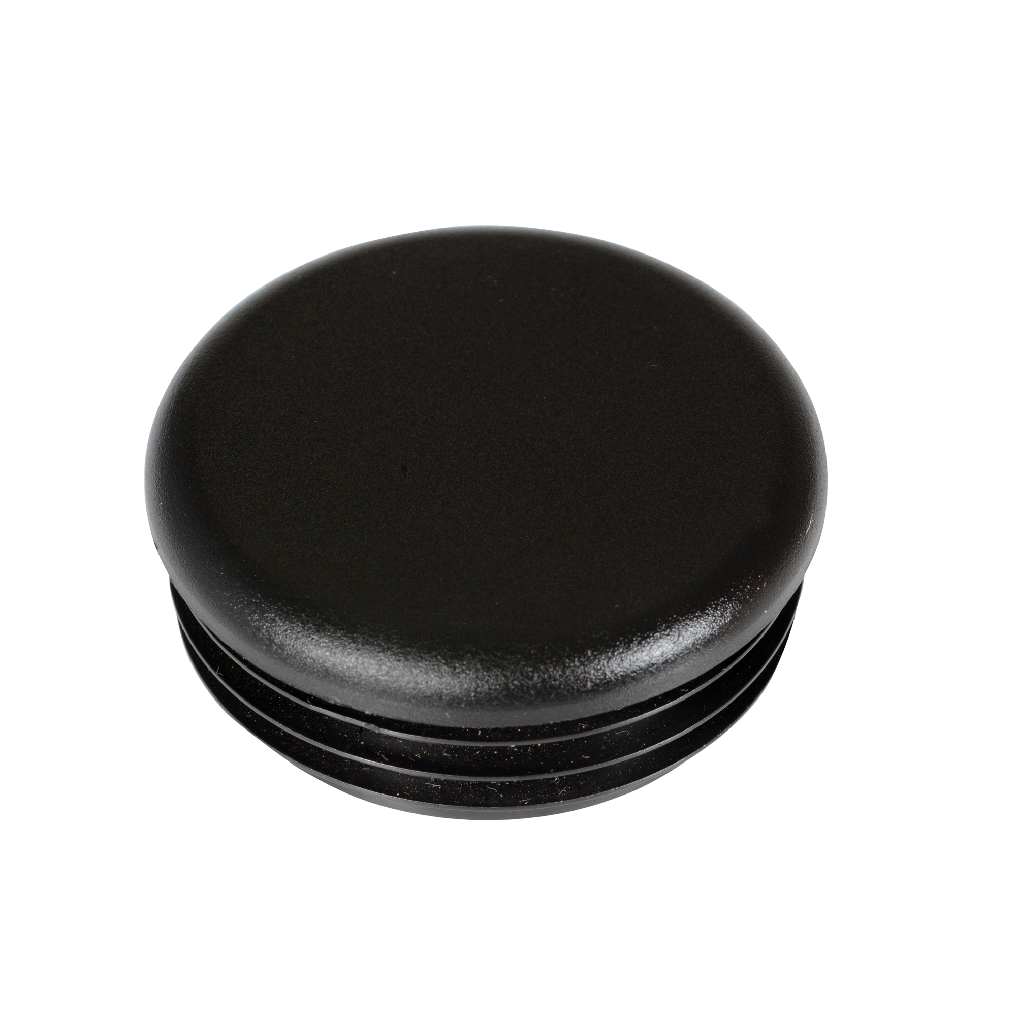 Vestil Plastic Bollard Cap Replacement — Fits 1-1/4in. Schedule 40 Steel Pipe, Black, Model# BOL-CAP-1.75-P